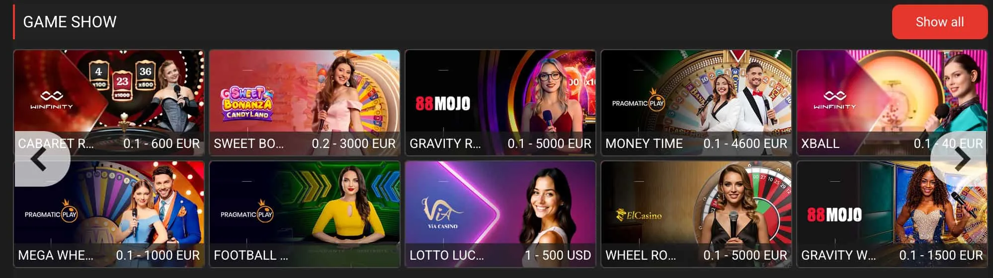 Casino Bölümünde Neler Oynanıyor?